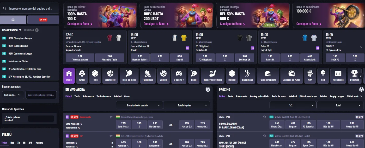 MrPacho Casino Apuestas Deportivas MrPacho Casino apuestas deportivas en vivo con cuotas y eventos