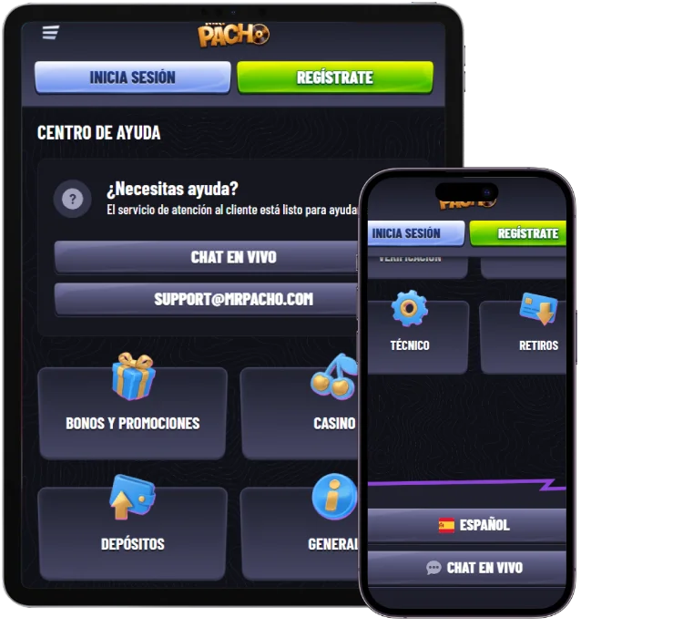 MrPacho Casino Centro de Ayuda MrPacho Casino centro de ayuda con chat en vivo y soporte al cliente
