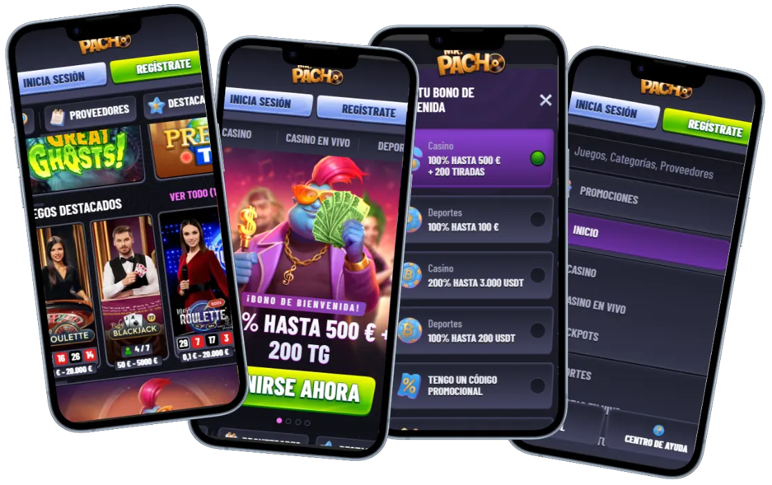 MrPacho Casino Versión Móvil MrPacho Casino versión móvil con juegos, bonos y promociones